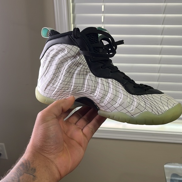 Nike Little Posite One Glacier Ice Black Platinum Tint White - Picture 4 of 5